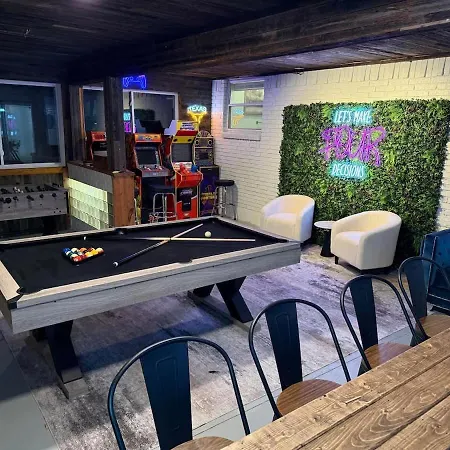 Family Paradise Playhouse Includes Pool And Gameroom